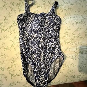 Miraclesuit blue floral